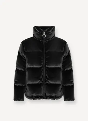 3440-GIRLS DOWN JACKET-Black