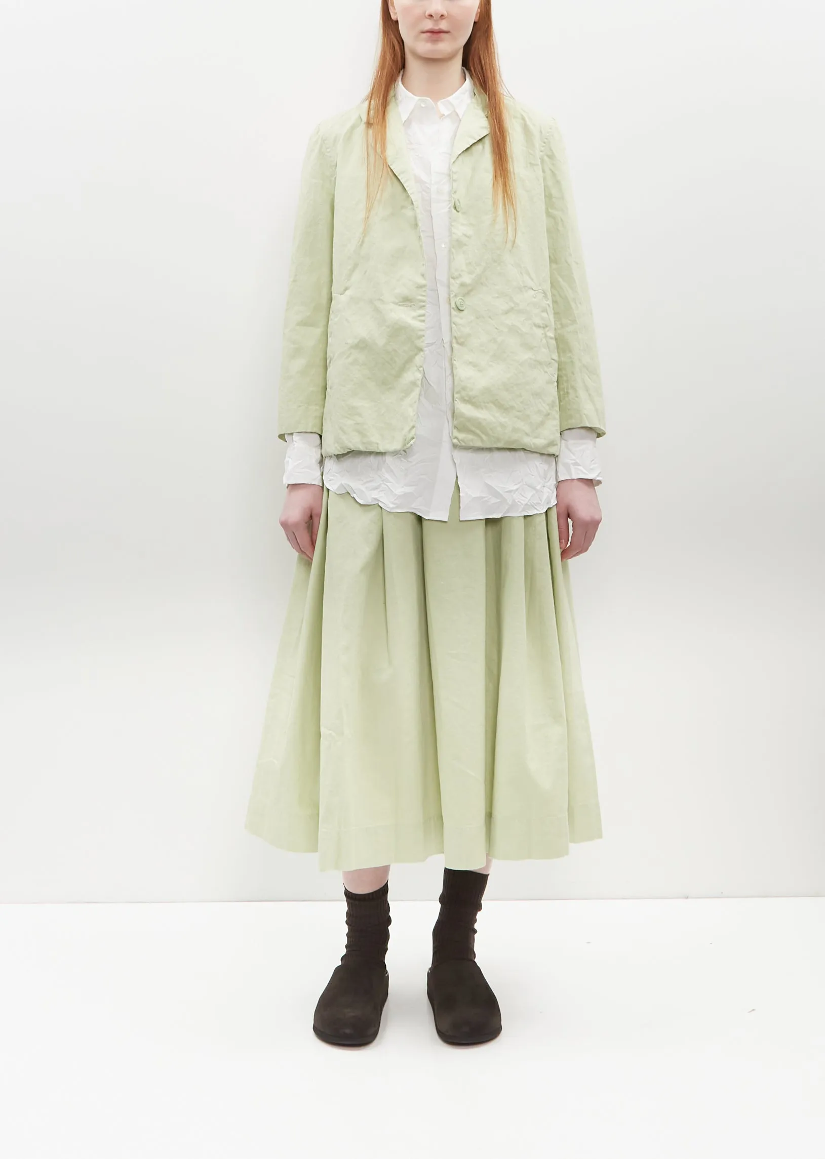 Air Linen-Cotton Jacket — Jade