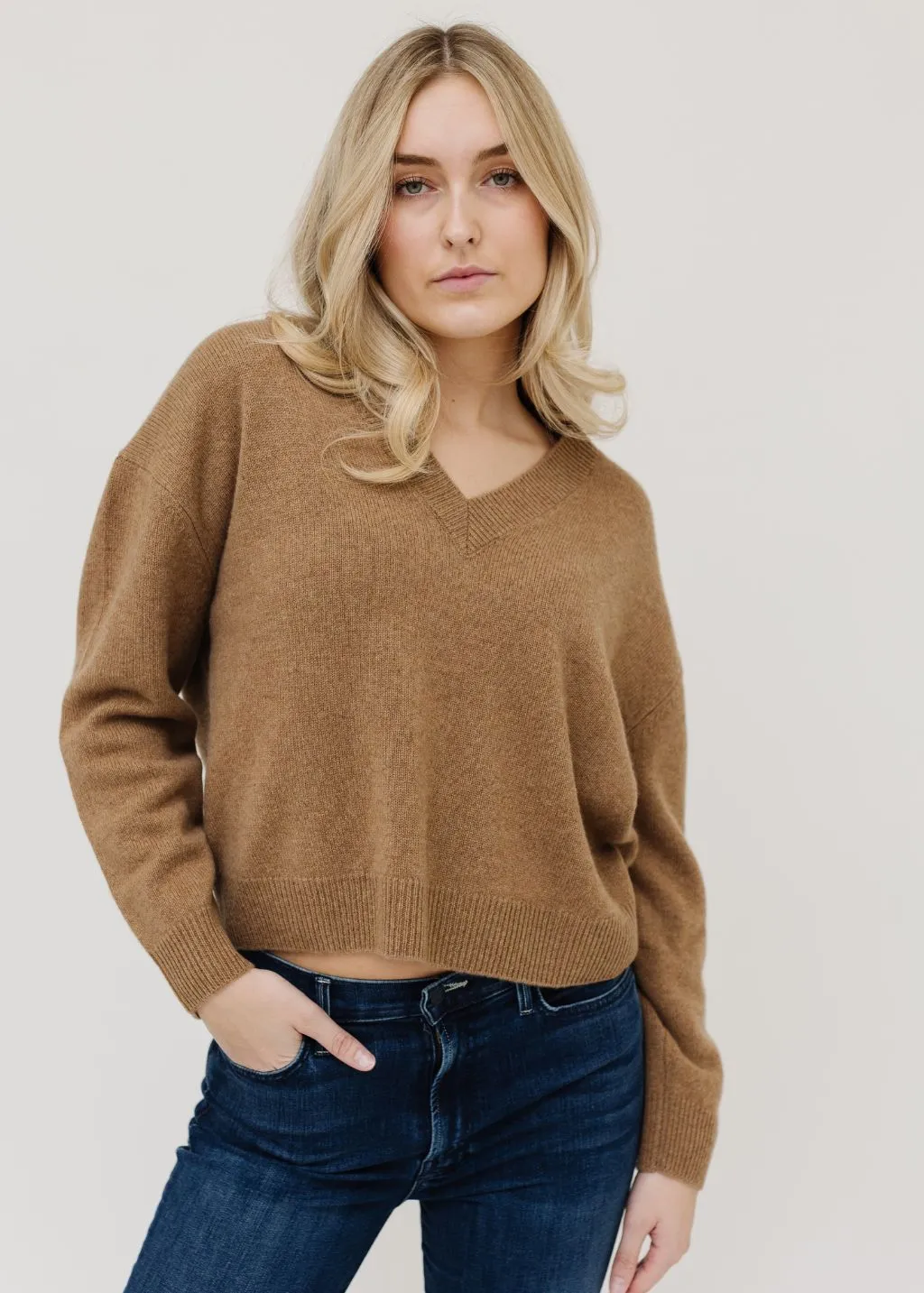 Anine Bing Lee Sweater in Camel