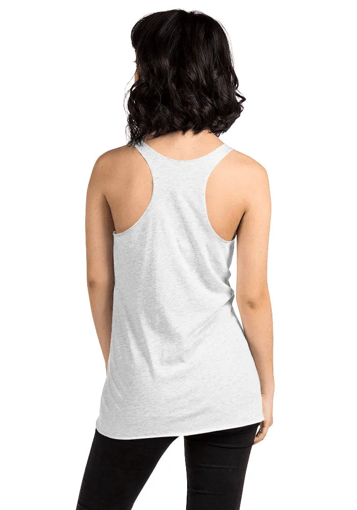 Be Present Inspiration Tree Pose Racerback Tank Top