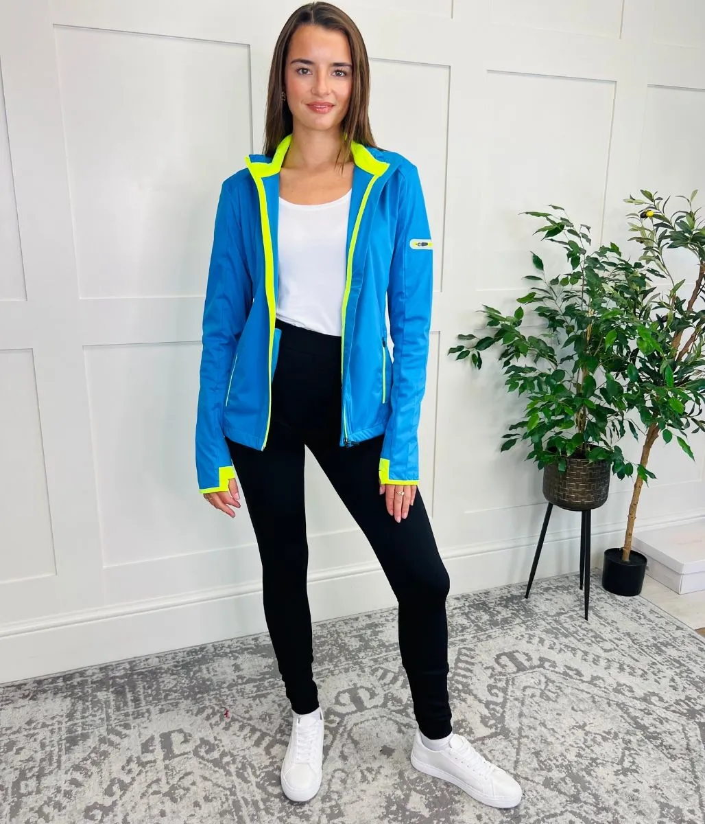 Blue & Yellow Lightweight Softshell Jacket