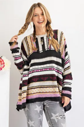 Boho Oversized Boxy Sweater {Easel}