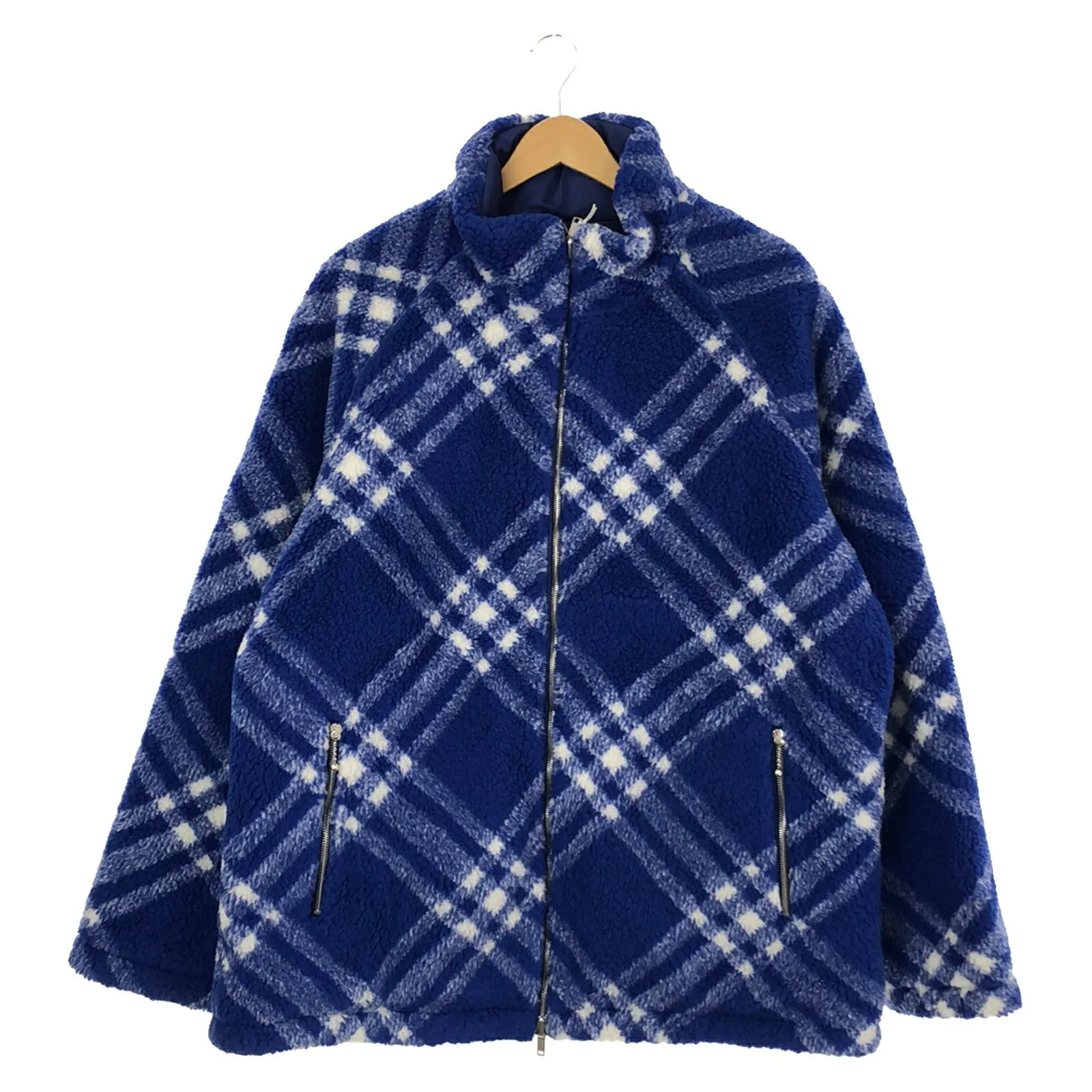 Burberry Polyamide Down Jacket Blue Women