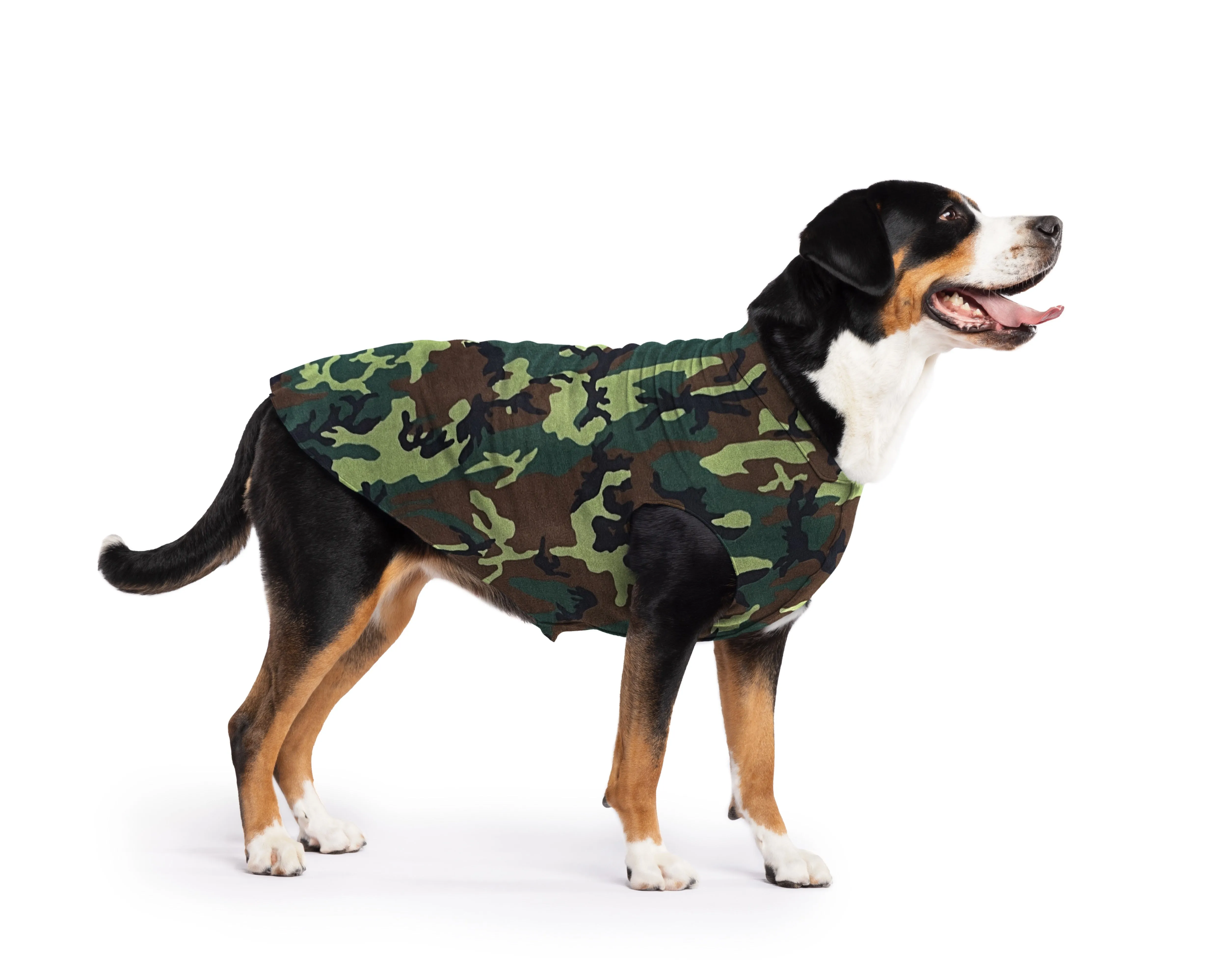 camo stretch fleece