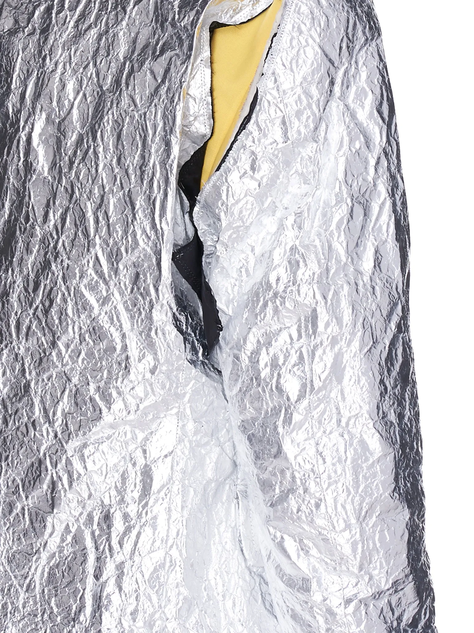 Chrome/Yellow Double Layer Blazer (PG-J009-051-YELLOW-SILVER)