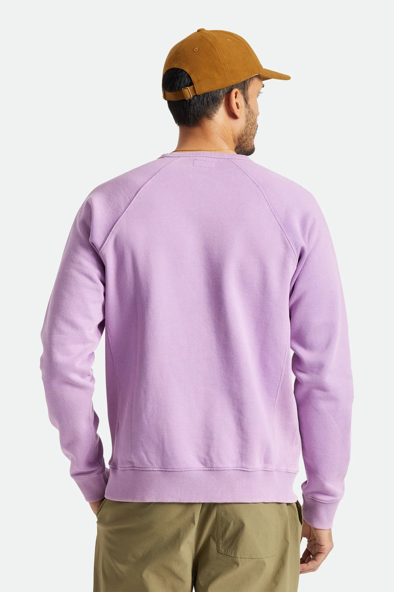 Cooper Reserve Raglan Crew - Washed Orchid