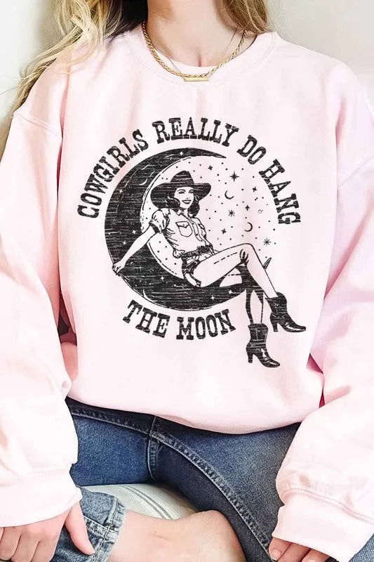 COWGIRLS HAND THE MOON OVERSIZED SWEATSHIRT - Online Exclusive