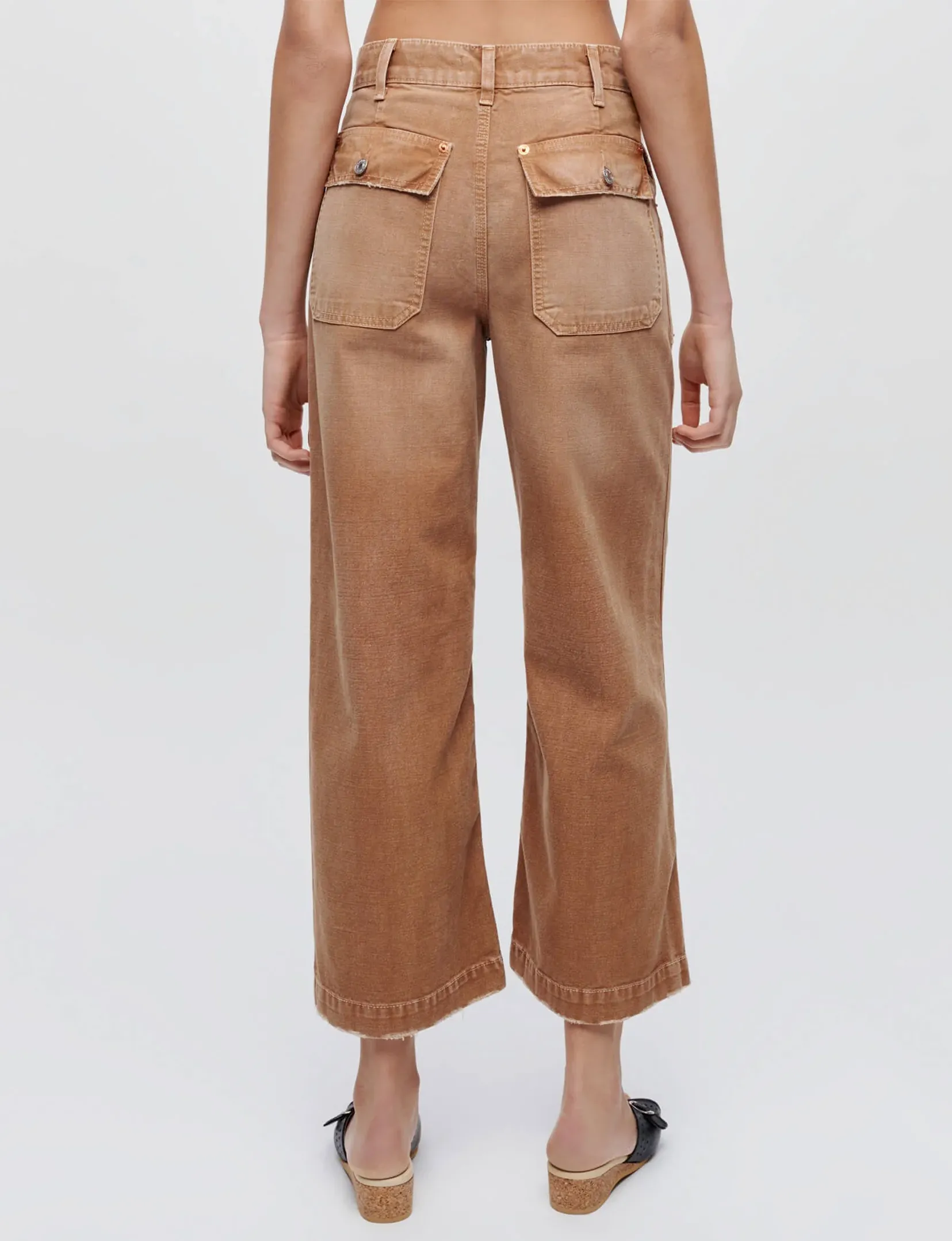 Cropped Baker Pant, Travertino