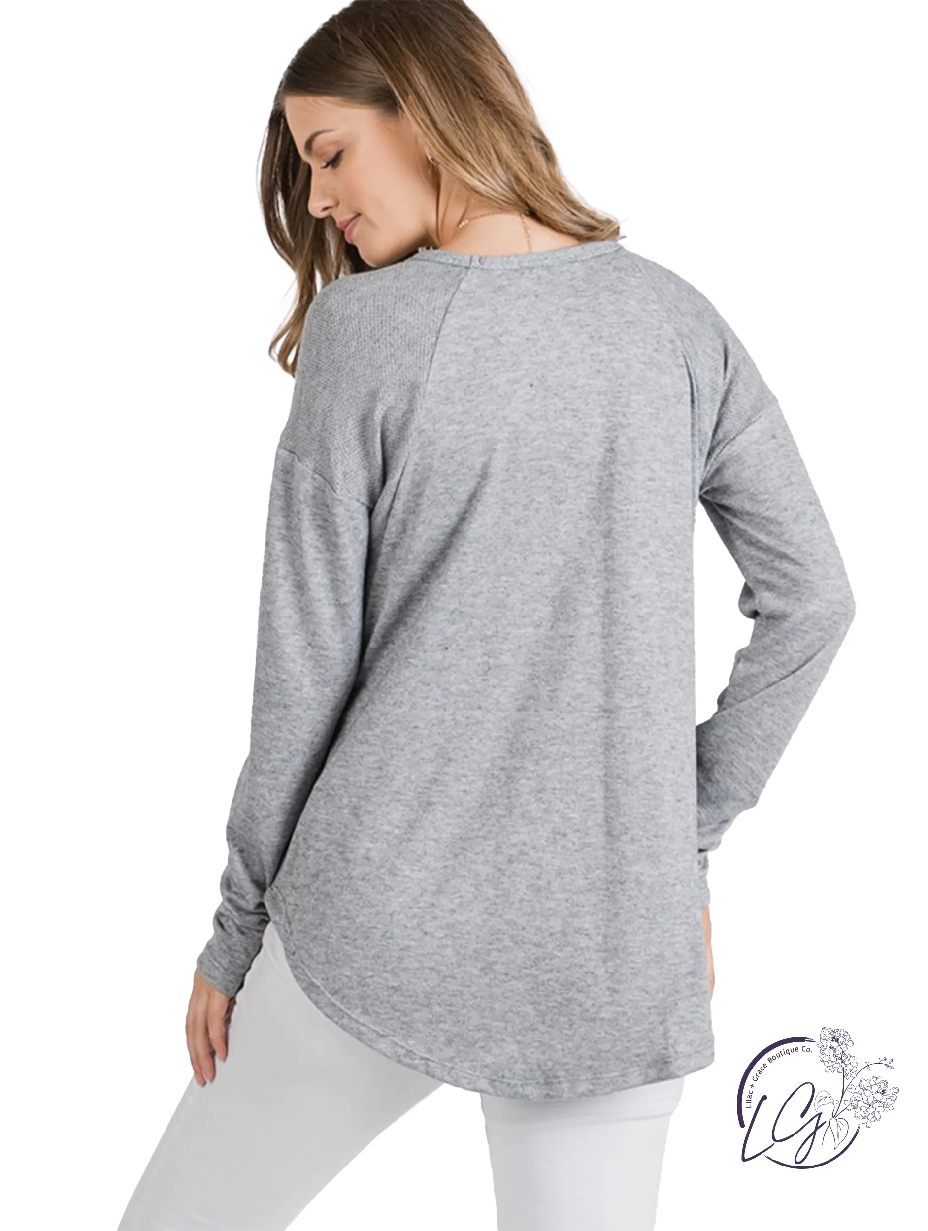 Easygoing Raglan Lounge Top