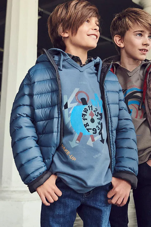 Eddie Pen Alaska Rev Boys Jacket - Night Blue (Size 2 left)