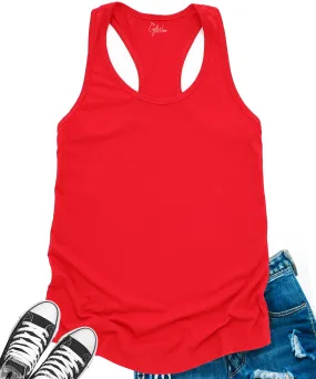 GyftWear Everyday Women's Red Racerback Tank Top