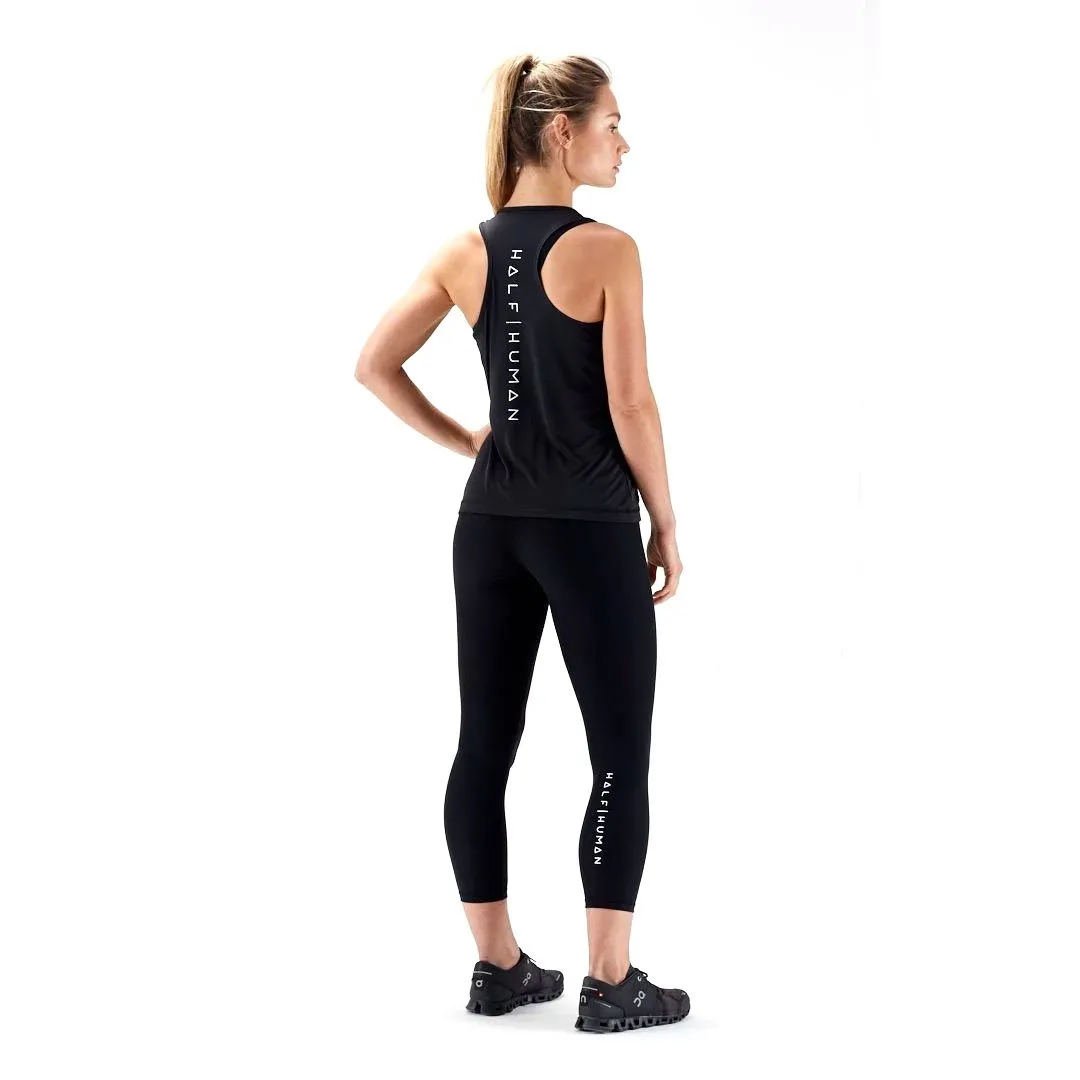 Half Human Ladies Racerback Vest Top