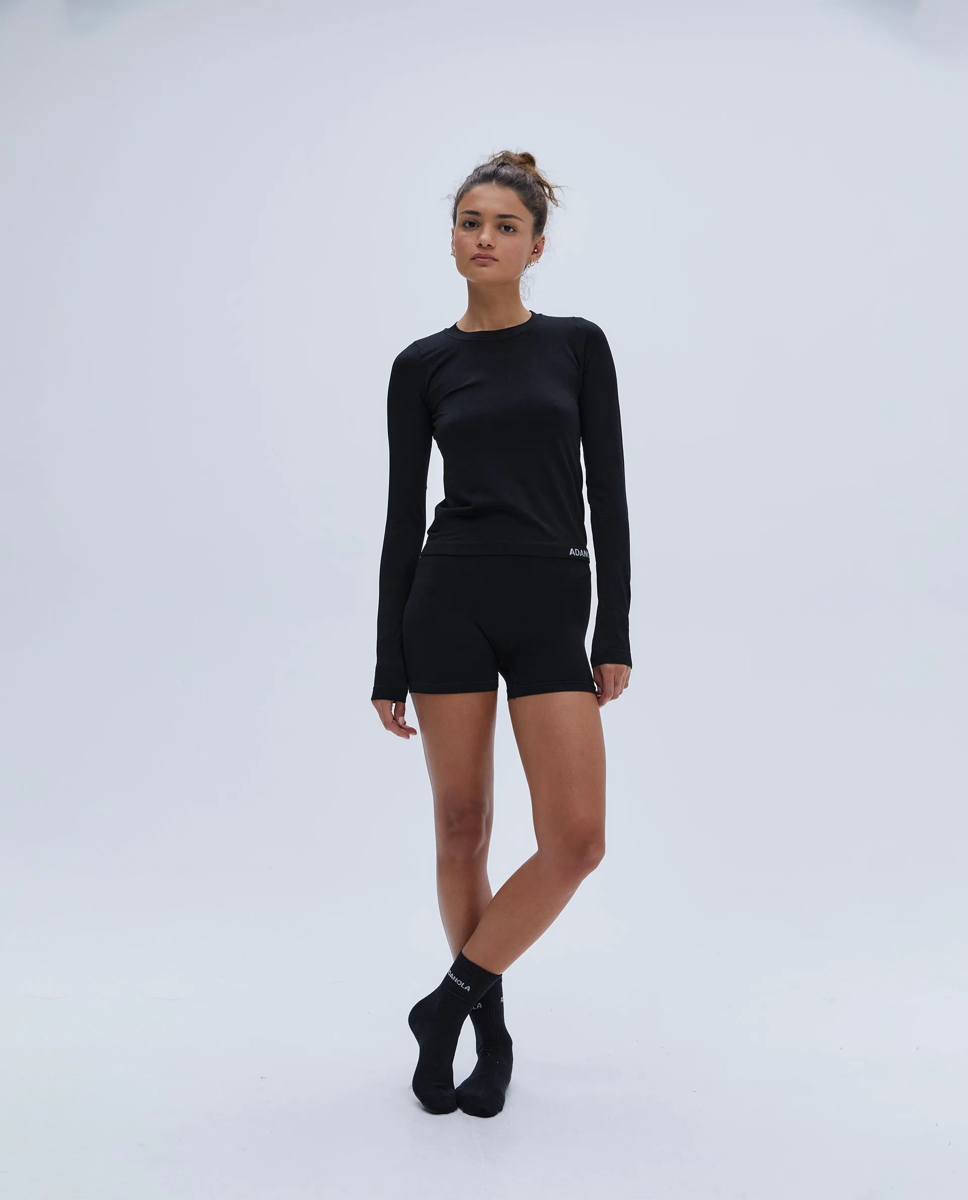 Intimate Long Sleeve Top - Black