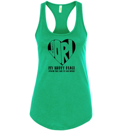 Jori Heart Racerback Tank Tops