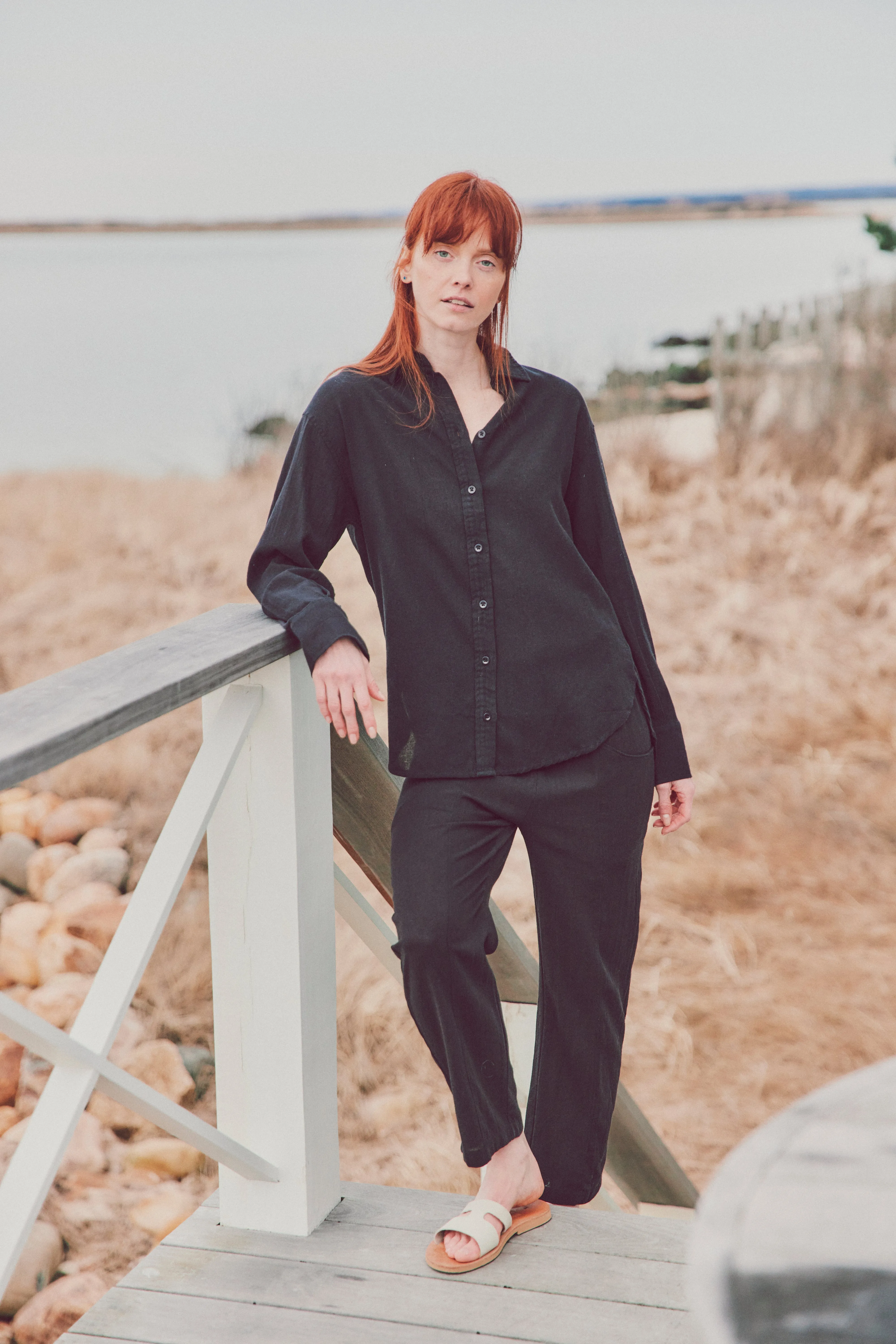 Kelli Gauze Button-Down