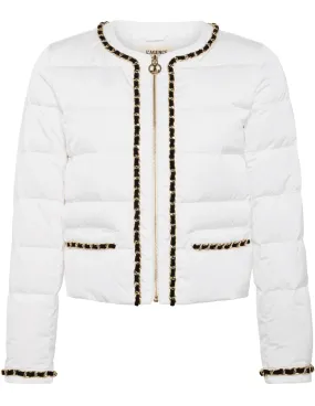 L'Agence Crest Down Chain Trim Jacket