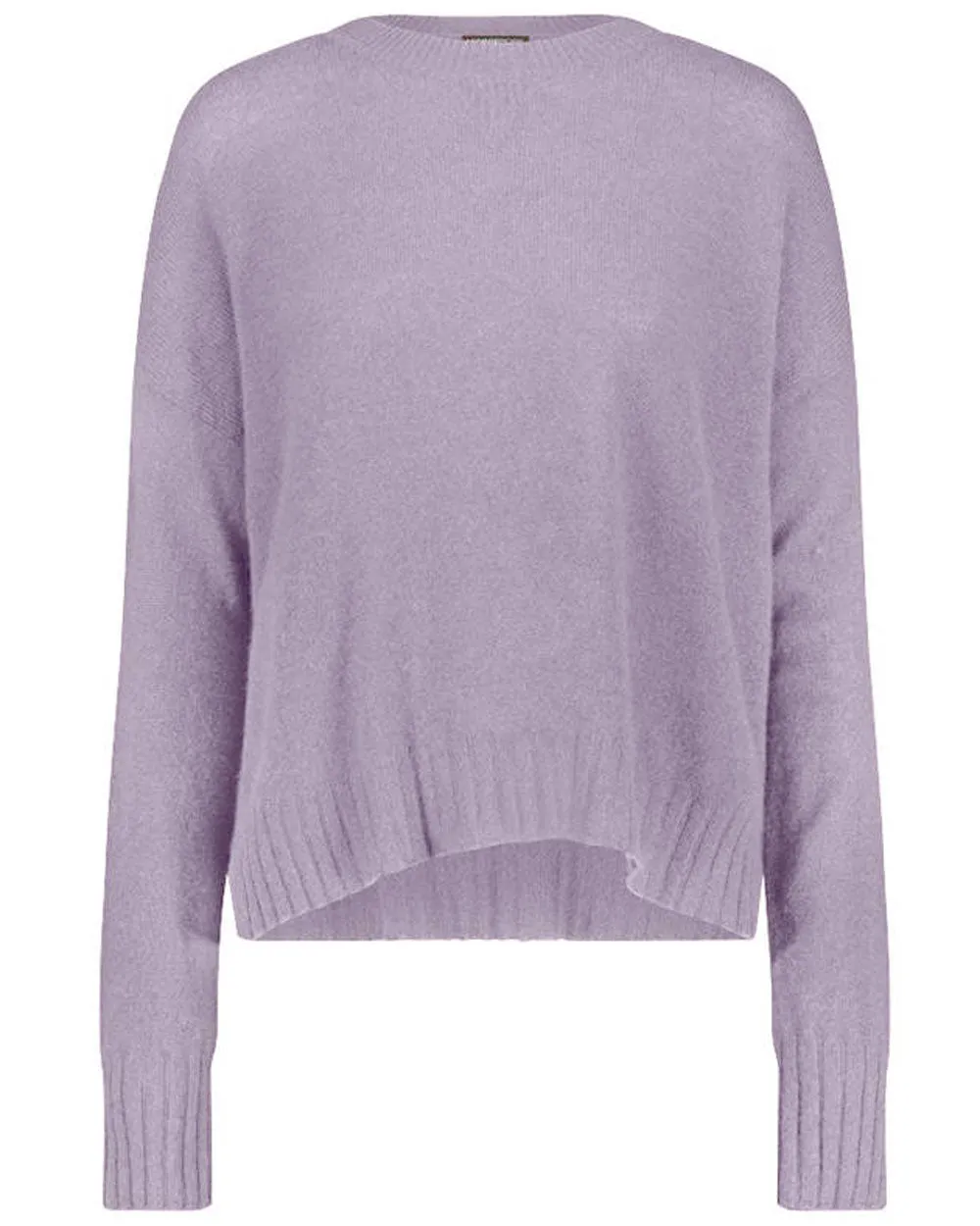 Lilac Haze Oversized Crewneck Sweater