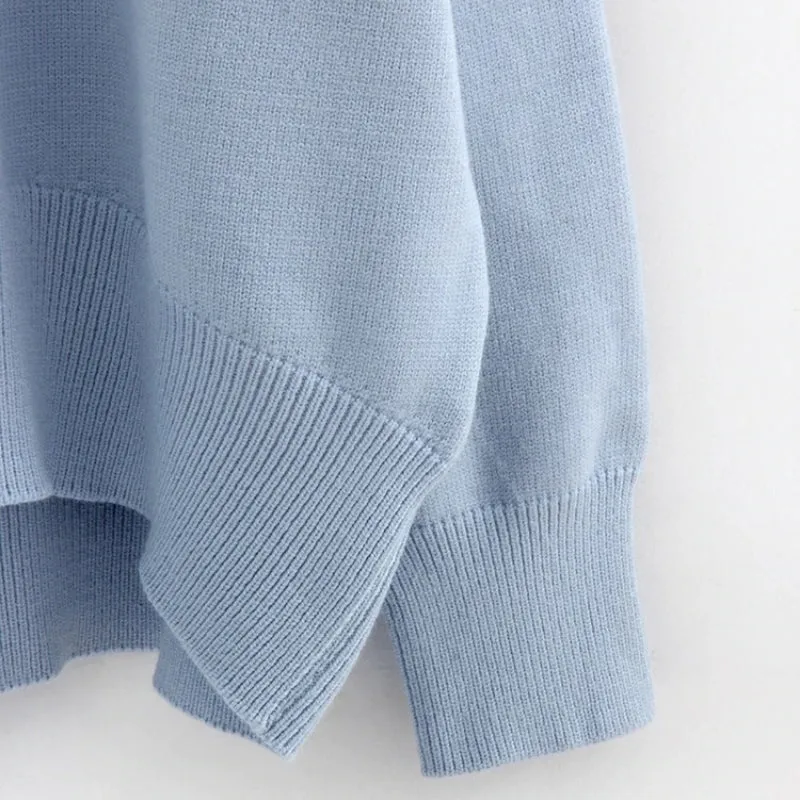 Loose-Fitting O-Neck Oversized Pullover Sweaters