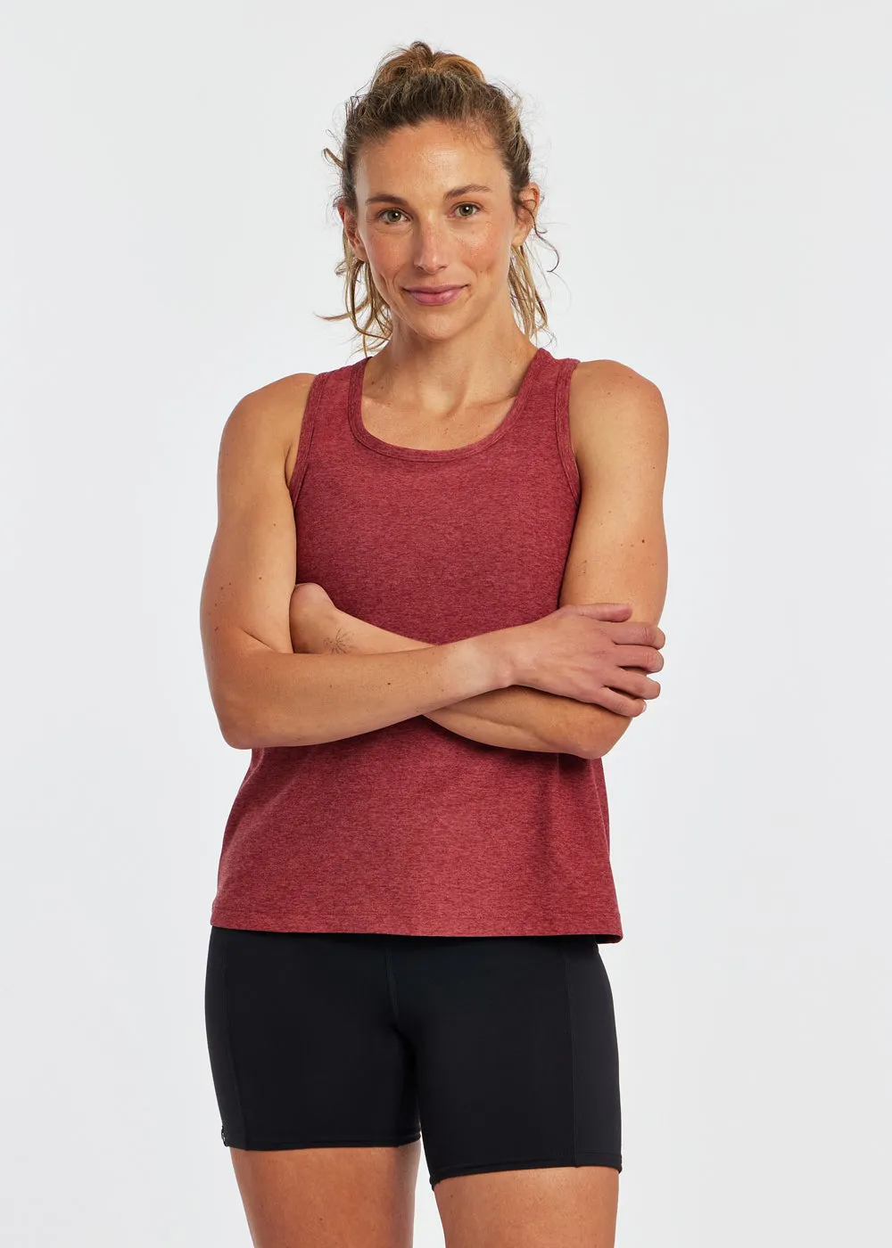 Lux Boxy Racerback Tank