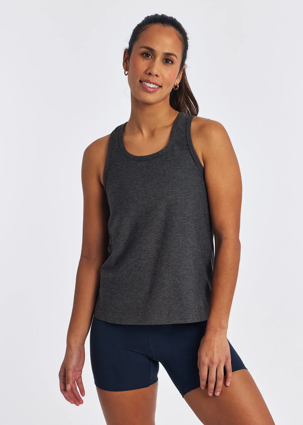 Lux Boxy Racerback Tank