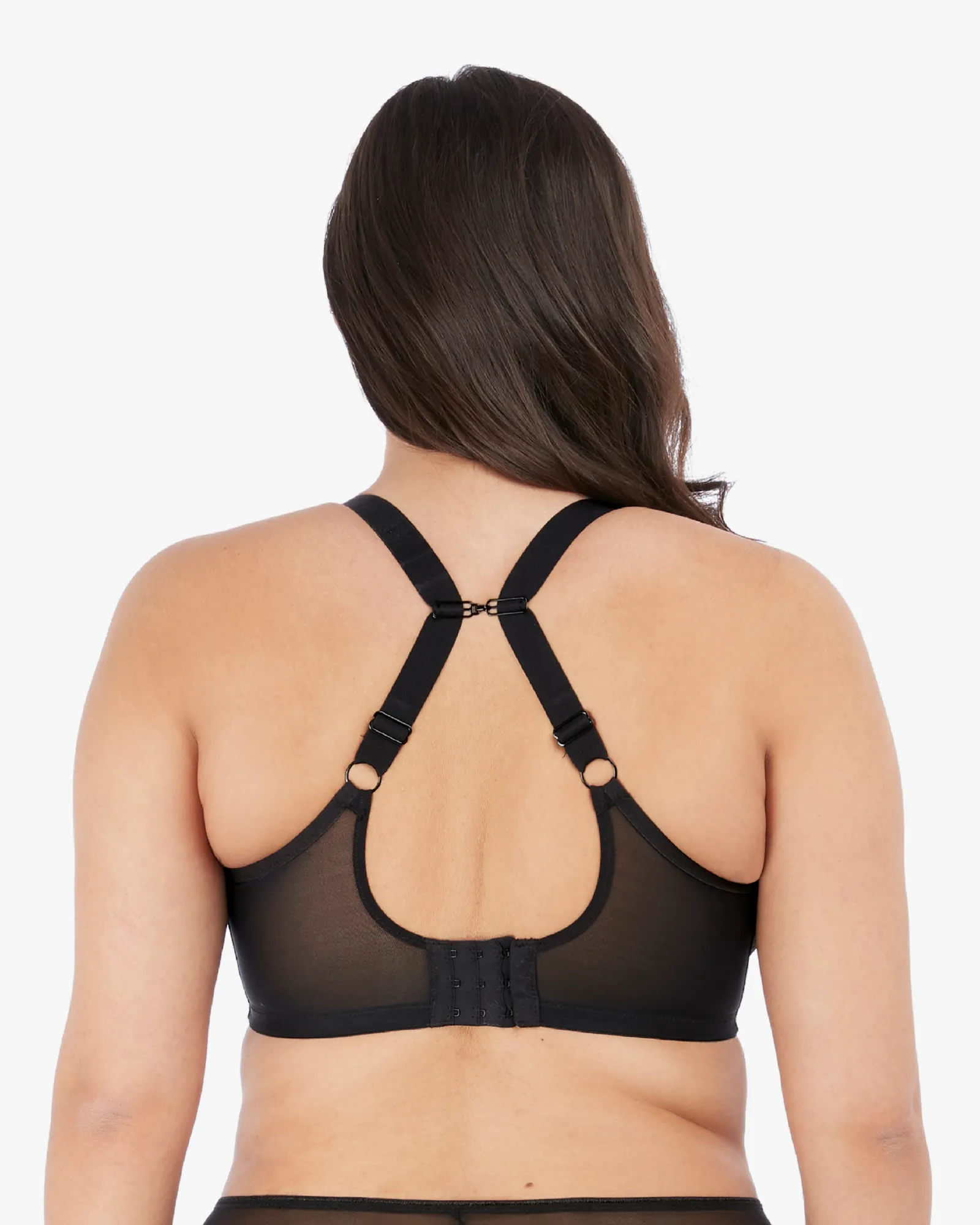 Matilda Underwire Plunge | Black / Pink