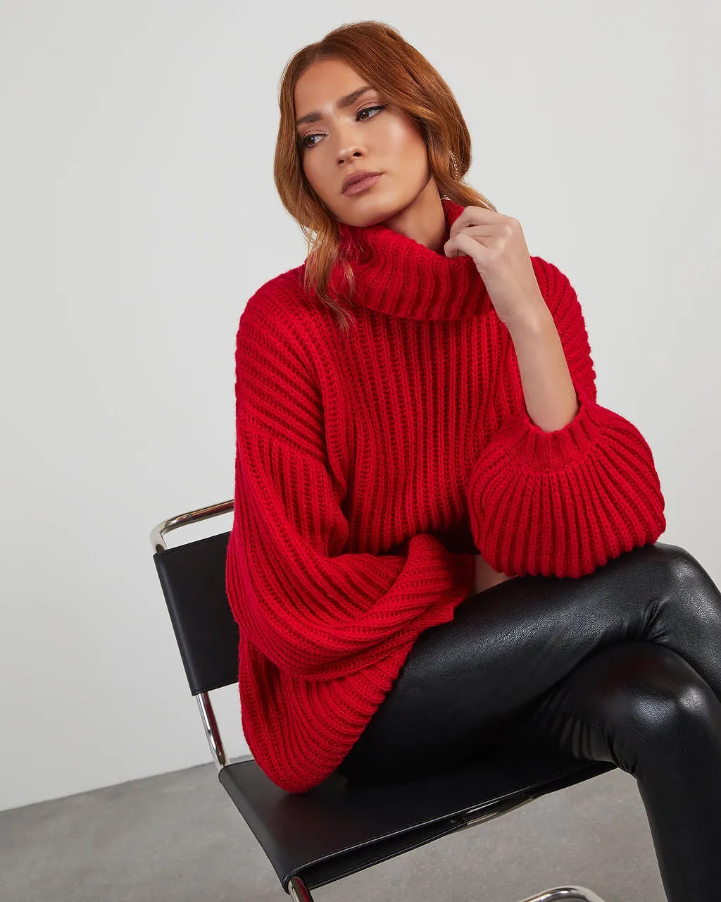 Milligan Oversized Turtleneck Sweater