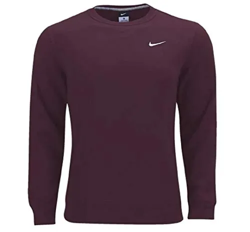 Nike Club Fleece Crew Men's Sweatshirt Crewneck Dark Maroon XLarge