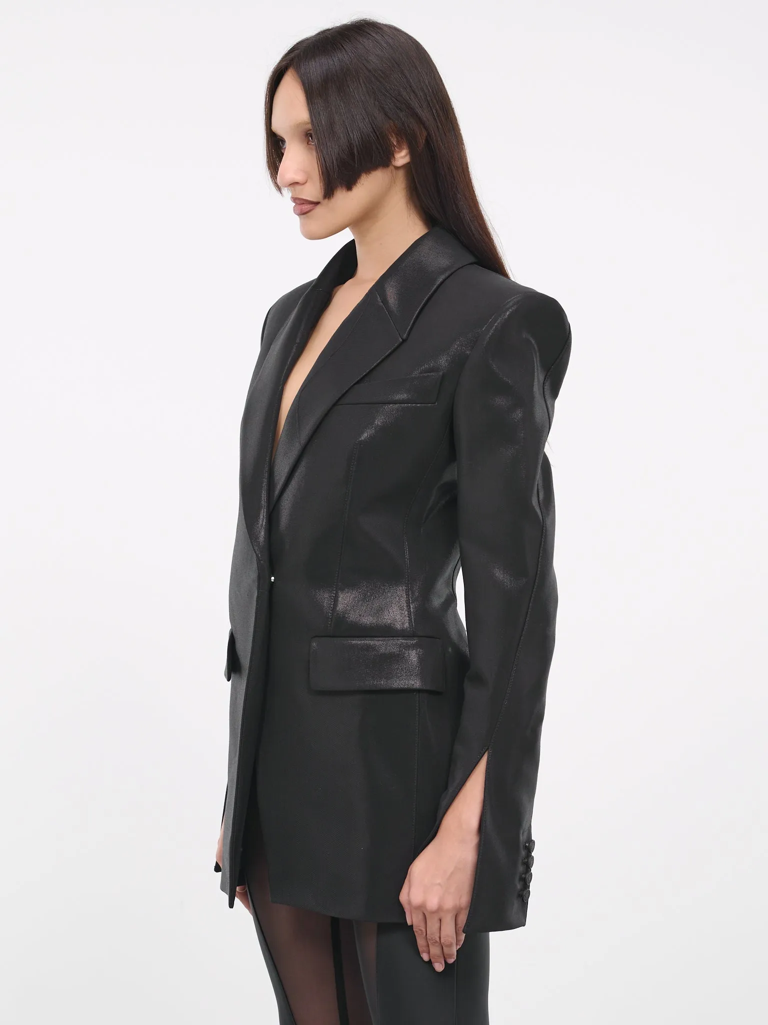 Open-Back Blazer (1VE0359187-BLACK)