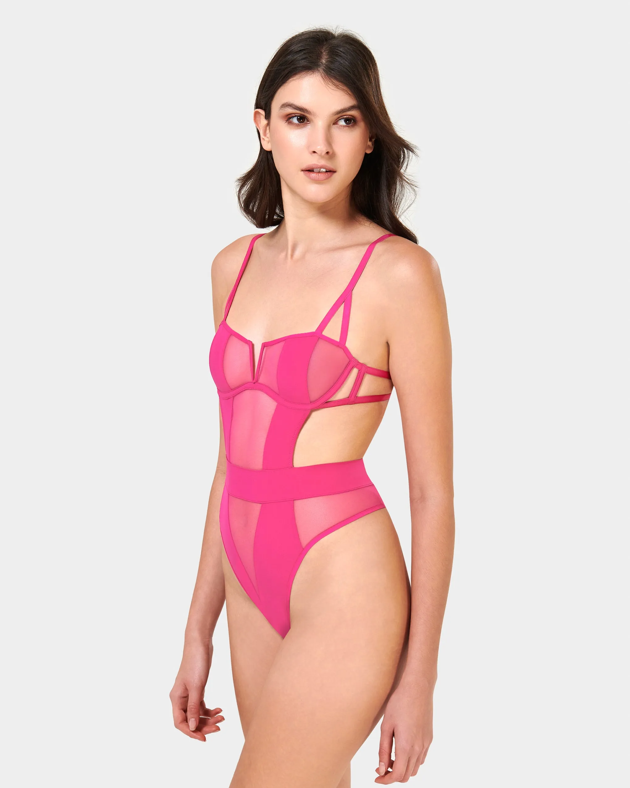 Orla Wired Body Fuchsia Pink