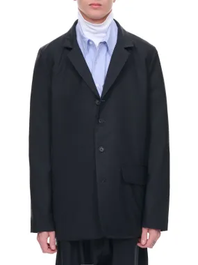 Oversized Suit Jacket (14-09-04-01-NAVY)