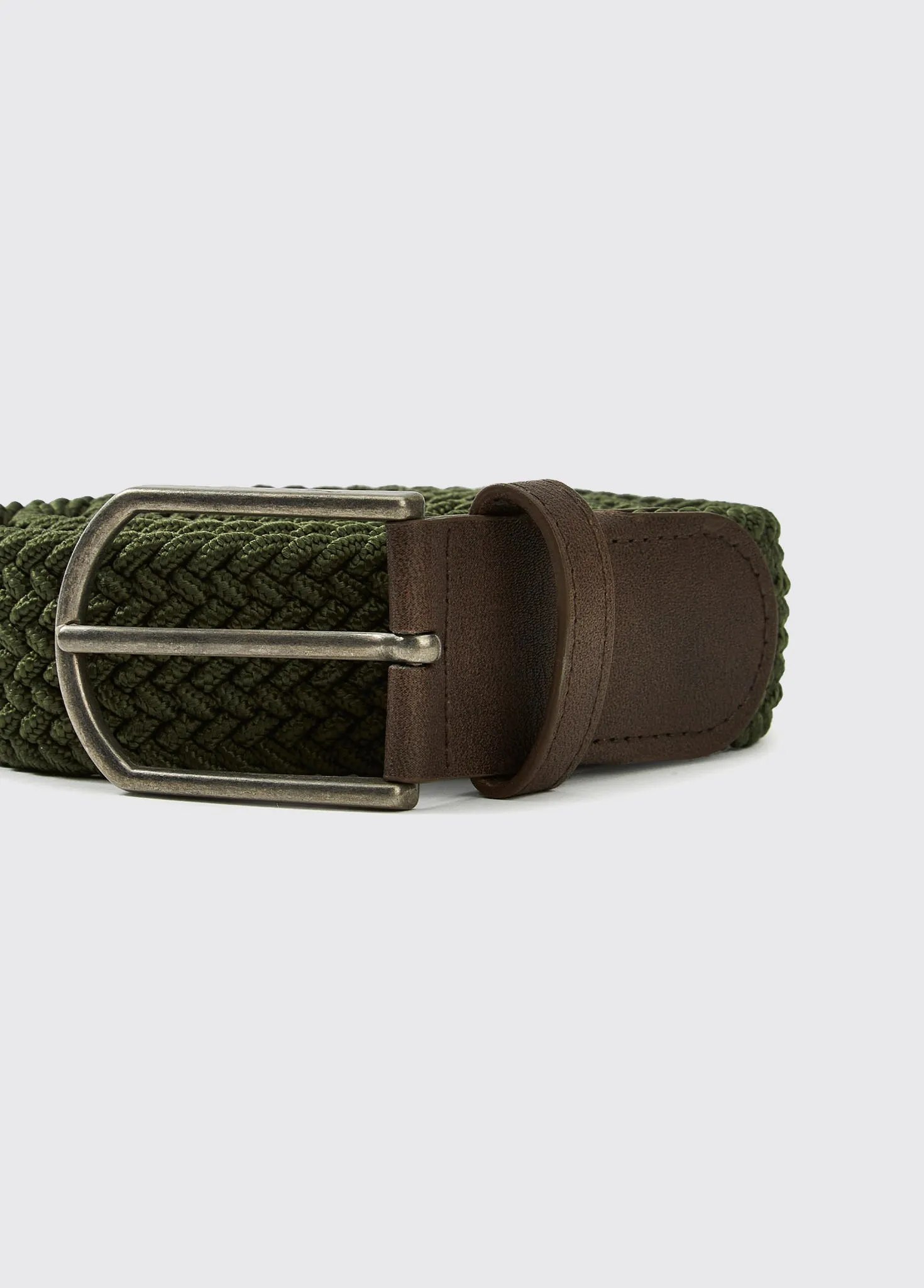 Oysterhaven Woven Belt - Olive