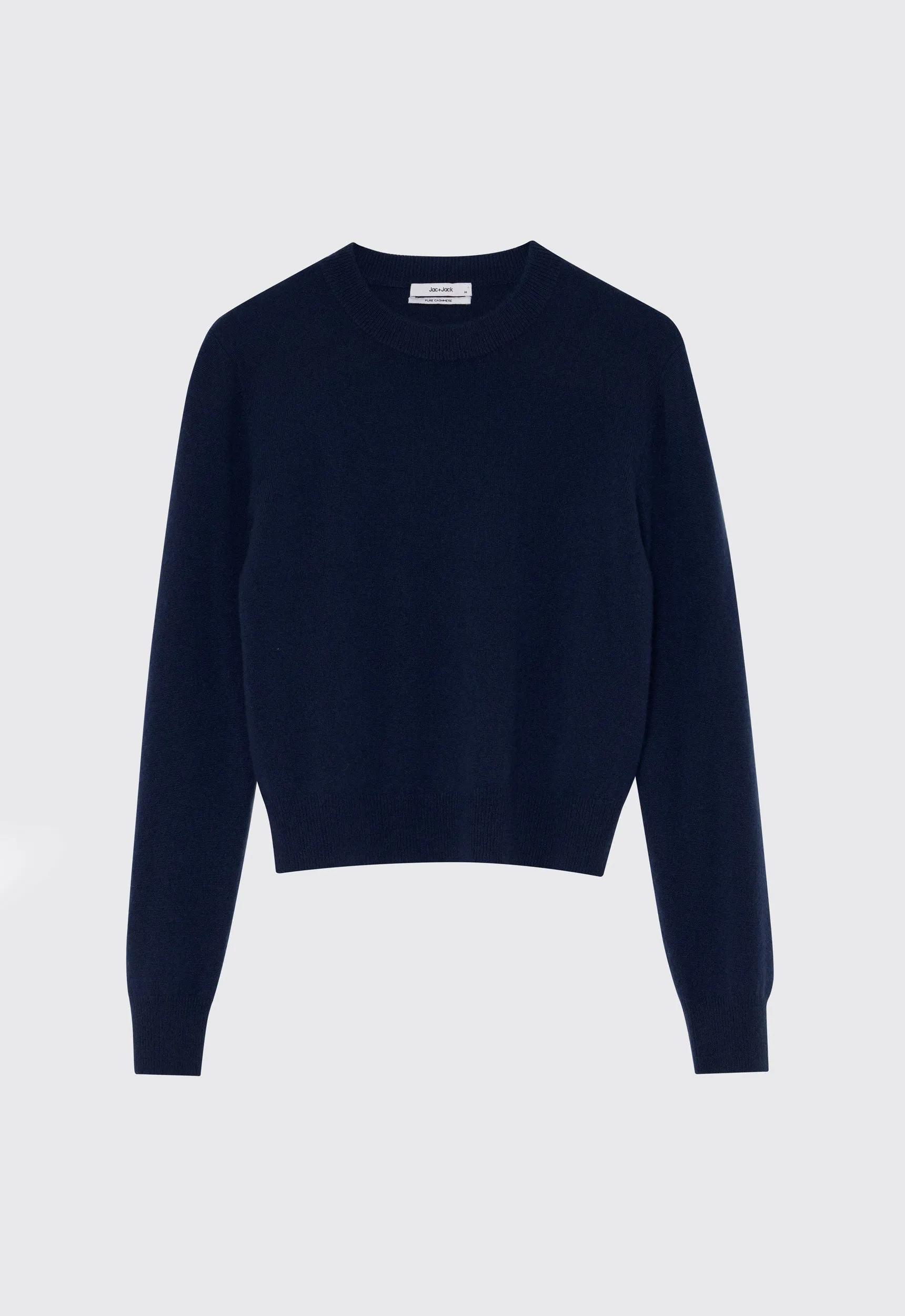 Peter Cashmere Sweater in Darkest Navy