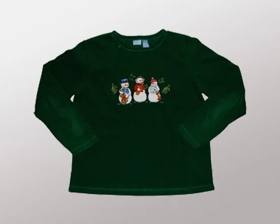 Snowmen Trio-Medium Christmas Sweater