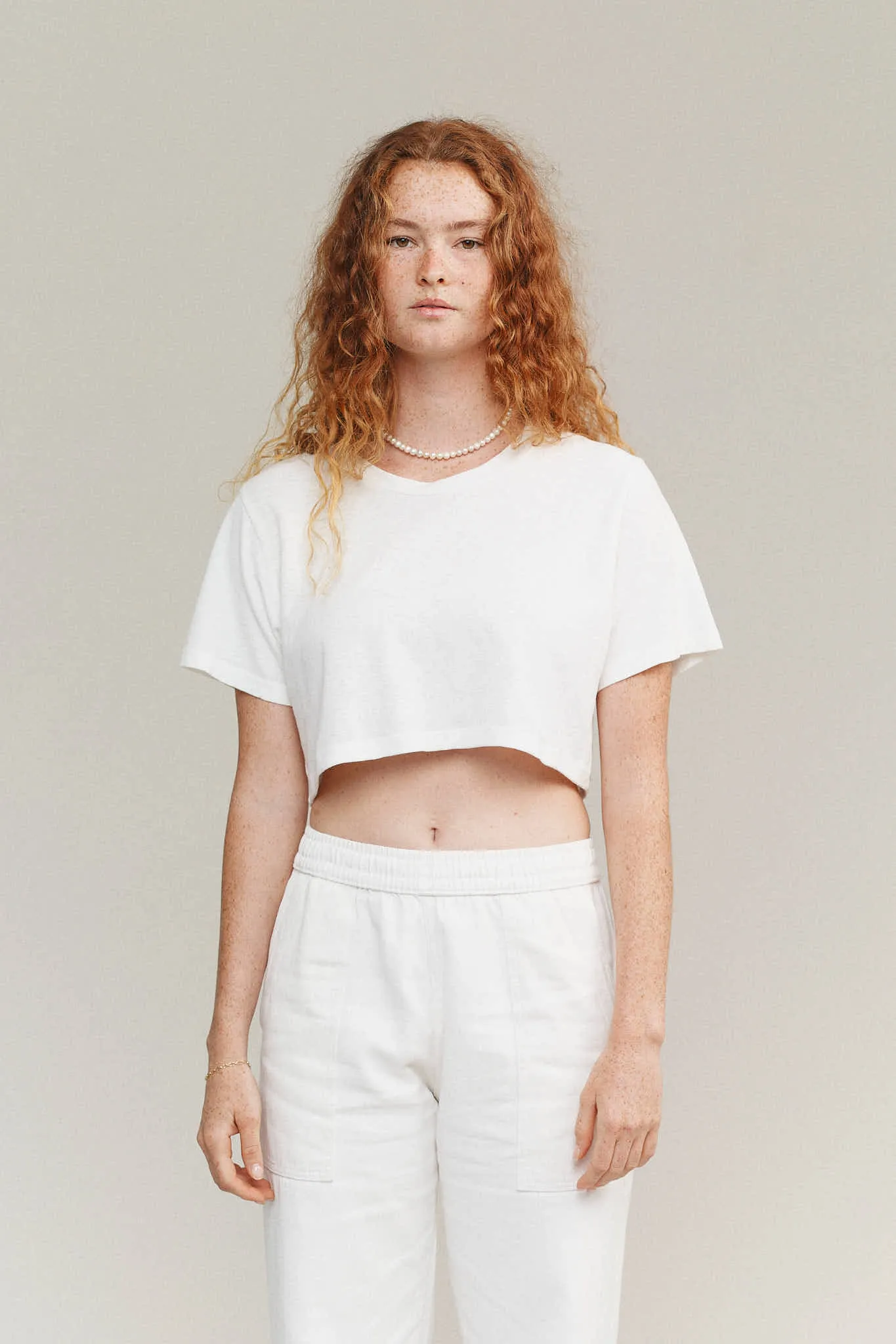 Super Cropped Lorel Tee