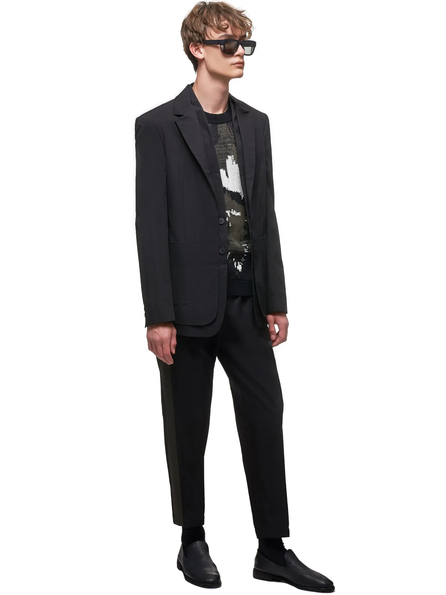 Textured Sport Coat (UW61-BLACK)