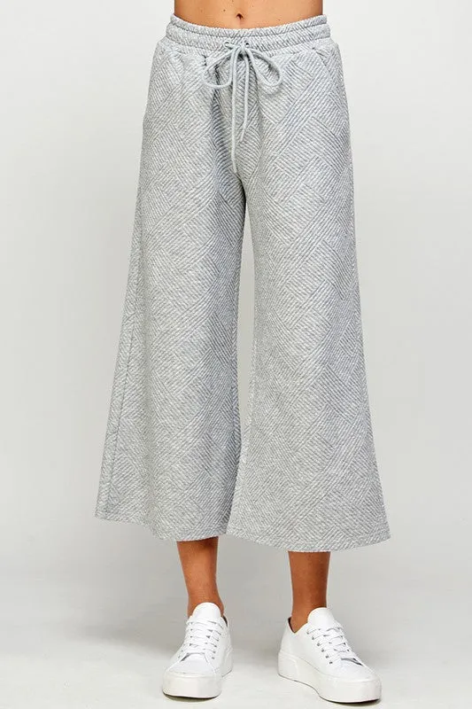 Textured Wide Leg (More Colors)