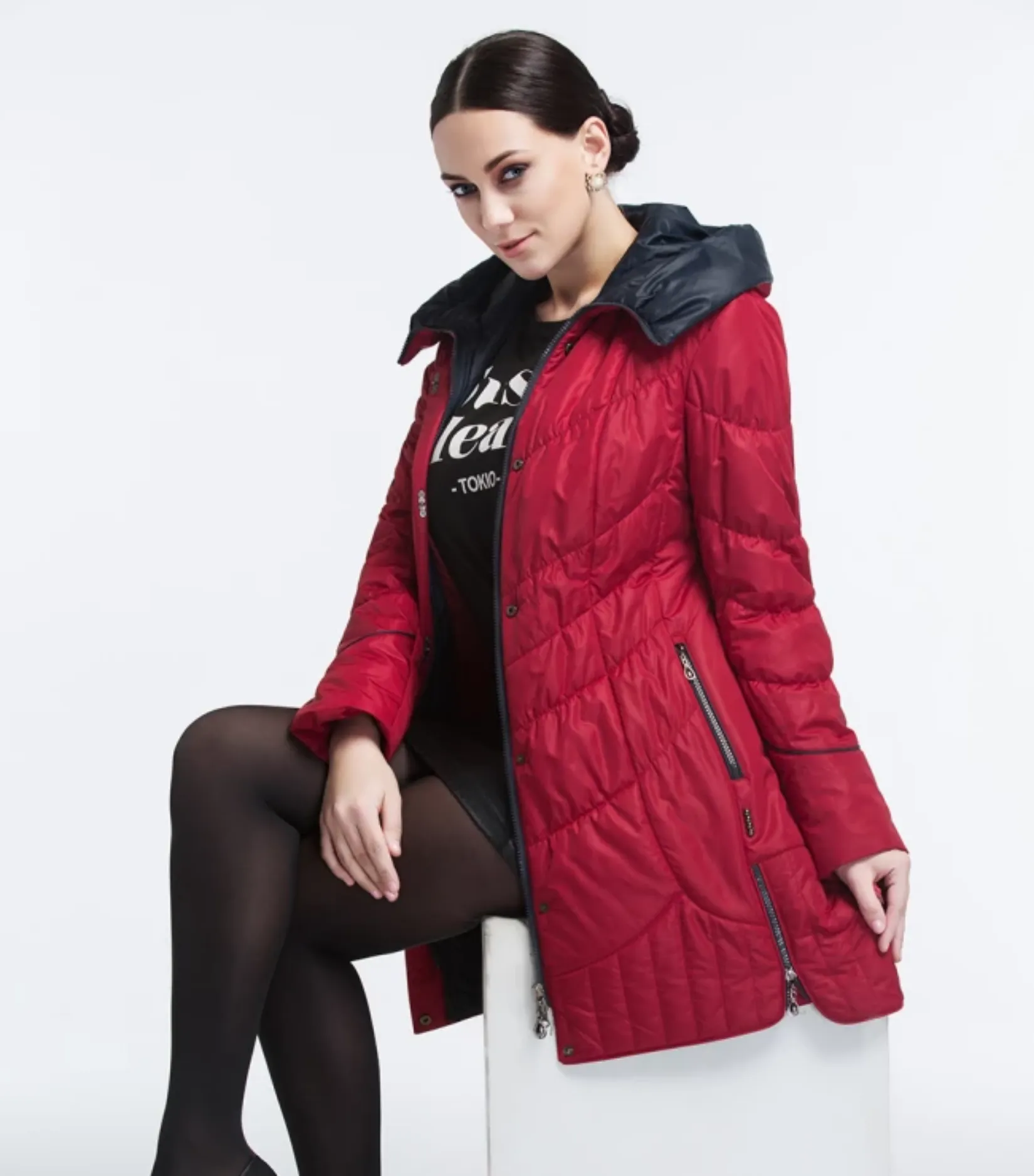 Women's Winter Casual Hooded Coat | Plus Size