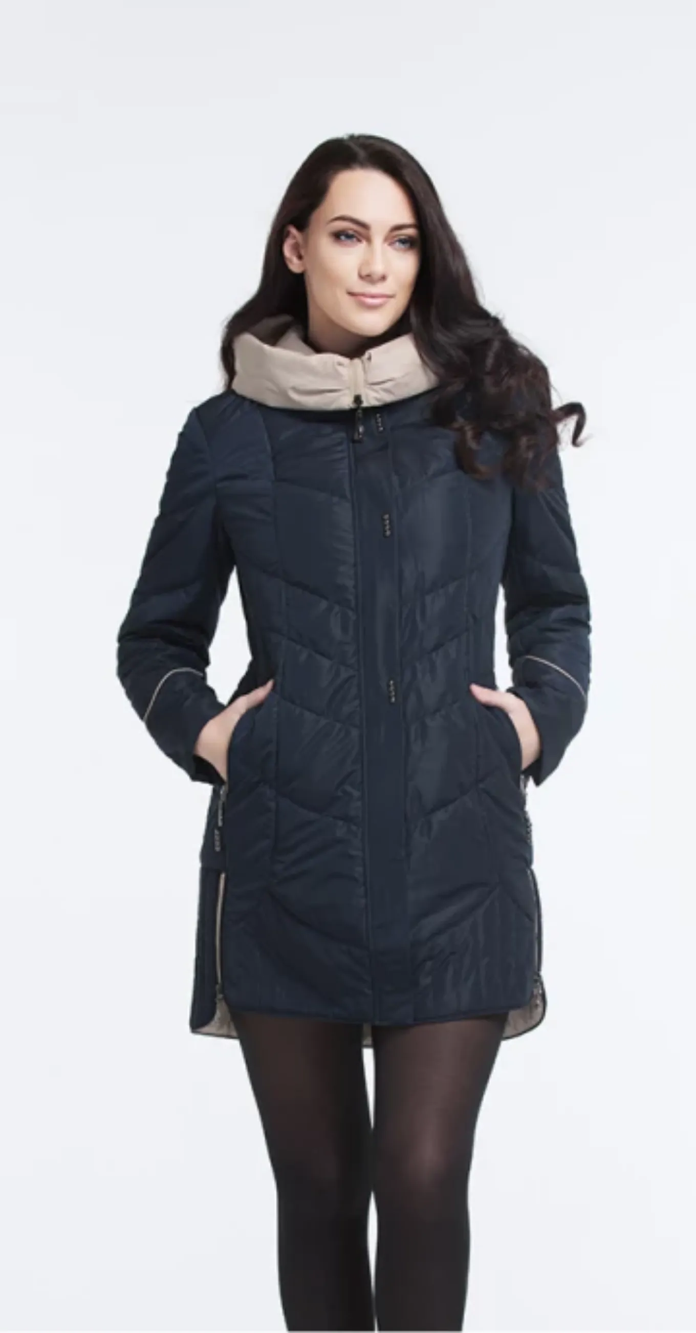 Women's Winter Casual Hooded Coat | Plus Size